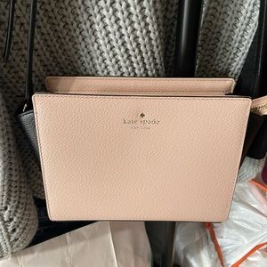 Kate Spade blush and black bag
